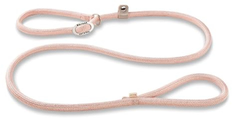 Wolters Moxonleine K2 Hundeleine Nylon Hunde Leine Aqua S-M (Sepia rosa, 13mm)