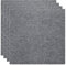 8/16 StüCk Teppichfliesen Selbstklebende rutschfeste Waschbare Teppich Bodenbelag Selbstzuschneidend Nahtlose Bodenmatte FüR KüChe, Wohnzimmer, Schlafzimmer, Bad(Size:50x50cm(16pcs),Color:Hellgrau)
