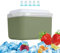 Cubo de hielo aislado – Cubo de hielo fresco para alimentos – 5 L 6 L portátil camping exterior caja aislante para vacaciones de camping,