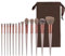 SJBAUTYO 13 Pinceaux de Maquillage, Pinceaux Professionnels Avec Maquillage,Lot de Pinceaux de Maquillage Professionnels,Pour Fond de Teint,Poudres et Anti-cernes,rose