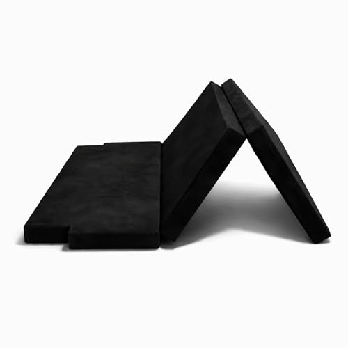 Golden Group Auto Matratze 200cm x126cm - Passend für Volkswagen VW T7- Faltbare - Camping Matratze - Auto Camping Zubehör - Klappmatratze Baumwolle-Schwarz10cm
