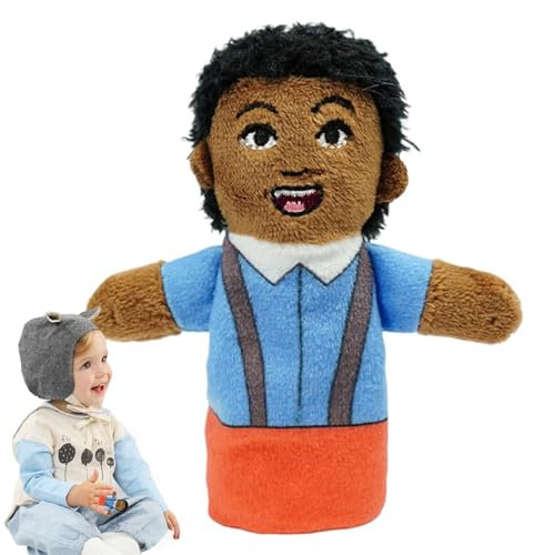 Lunaobrik Fingerpuppenspielzeug, Fingerpuppenspielzeug, afrikanische Kinder-Fingerpuppe, Lernhilfe, interaktives Zubehör,