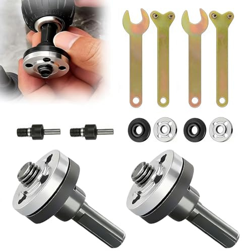 Winkelschleifer Zubehör 10 Stück Umrüstsatz – robustes winkelschleifer pleuel set, präziser winkelschleifer adapter, bohrmaschine zu winkelschleifer adapter und adapter für bohrmaschine