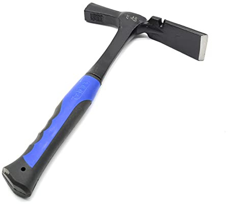 Mini Hammer Multitool, Hammer Pickaxe Tool for Camping Gardening Hunting Landscaping Geological Exploration