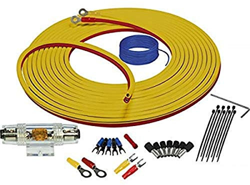 STINGER Marine Komplettes Verstärker-Installationsset, 7 Meter 8 Gauge Power + Masse, Kabel-Set, Marine Amplifier Installation Kit