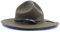 TingTingo Military Campaign Hat Drill Sergeant Instructor Mountie Ranger Hat 100% Wolle Olive, Oliv/Blatt für mich (Leaf It to Me), 57 EU