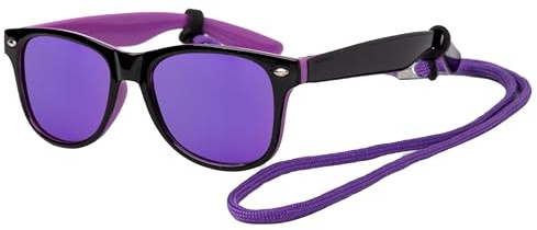 Kiddus Kinder Sonnenbrille 4-7 Schutz Kategorie 3, Sonnenbrille Mädchen und Jungen, Kindersonnenbrille ab 4 Jahren, Kleinkinder, elegant und sicher