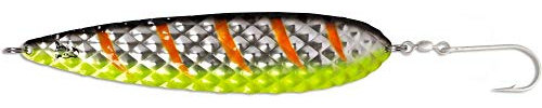 Rhino Salty Diamond Trolling Blinker, Gewicht 40g, Länge 165mm, acht, Einzelhaken, ideal für große Lachse, UV-aktiv (Deadly Date)