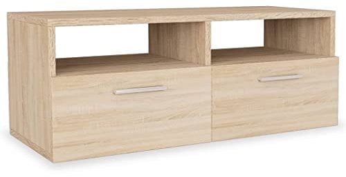 vidaXL Mueble para TV 95x35x36 cm Color Roble Mobiliario Estación Multimedia