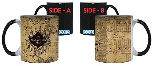 Marauder's Map Colour Changing Magic Heat Sensitive Coffee Mug Perfect Valentines/Easter/Summer/Birthday/Anniversary