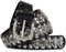 styleBREAKER edler Nietengürtel im Vintage Design, Nieten und Strass, kürzbar, Damen 03010052, Farbe:Schwarz, Größe:110cm