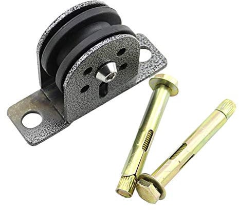 Pulley Block Swivel Lifting Single Wheel Wall/Ceiling Mount Pulley Block, Loading 300kg, Cable Pulley Fixed Mute Bearing Lifting Pulley Hanging Wheel Fitness Wheel