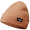 SAEBIS Ribbed Beanie Damen und Herren - Unisex Klassische Strickmütze - Classic warme Mütze für das ganze Jahr - Kopfbedeckung - (Lachsfarben)