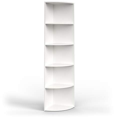 Vicco Étagère d'angle Ecki, Blanc, 40 x 180 cm