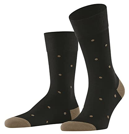 FALKE Herren Socken Dot M So Baumwolle gemustert 1 Paar, Braun Brown 5931, 47-50