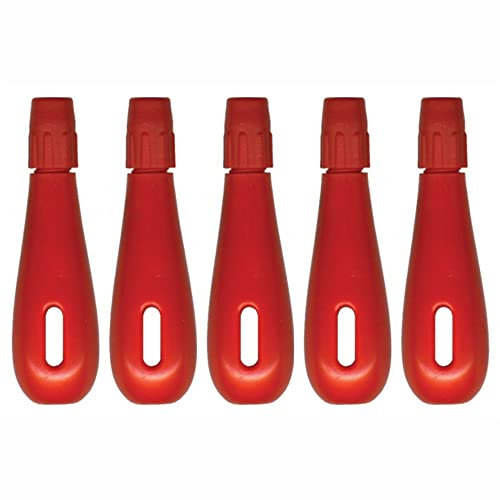 3 Ace Crafts 5 Lino Cutter Handle (Red) Plastic Handle with Adjustable Chuck to Grip Cutter Blades Securely, Useful for Arts and Crafts Work and DIY Activities (5)