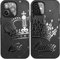 Cavka Schwarze passende Handyhüllen kompatibel mit,iPhone SE 2022 2020 3. 2. Generation,iPhone 7,iPhone 8 für Paare TPU Cover Set Cute King and Queen Luxus Jahrestag für Sie Ihn Ihre Beziehungskrone