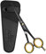 MJW Haarschere – Edelstahl-Haarschneideschere, professionelle Friseurschere zum Verblenden, ideale Texturierungs- und Schichtschere für Männer und Frauen (Black, Hair Scissor)