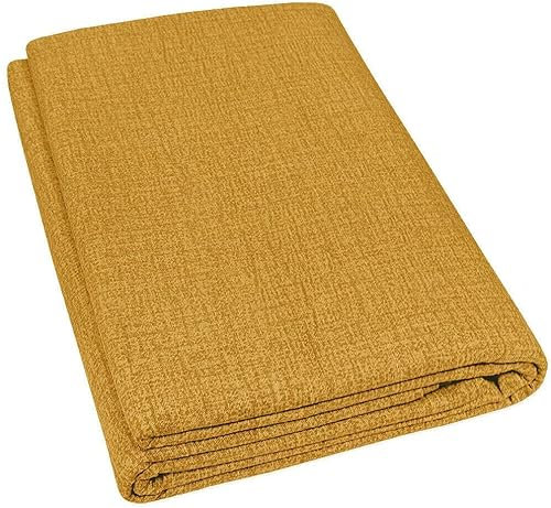 il dolce stile della tua casa telo copridivano copri poltrona copriletto matrimoniale gran foulard in cotone tinta unita made in Italy (giallo, singolo)