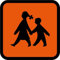 Aufkleber Schulbusschild nach BOKraft §33 Abs. 4 „Schulbus“ Warntafel Warnhinweis Schulbustafel Folie | 5-10cm Made in Germany, Größen Name: 10x10cm