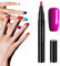 Nagellackstift One Step Gel Nagellack 3 in 1 Nagellack Stift One Step UV Gel Nagelgel Nagellack LED Gel Nagellack Stift Nagellack Stifte Nagelkunst Farbgel Nail Art Tools (06)