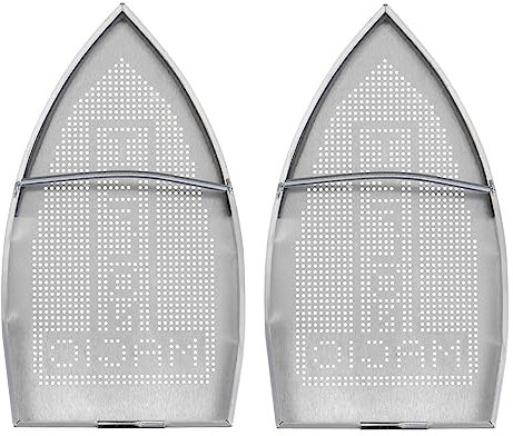 sourcing map 2pcs Iron Cover Non Stick Iron Shoe Aluminum Electric Iron Assistant Tool Iron Sole Plate Accessory Ironing Protector Fits Smaller Than 215mm(Length) x 122mm(Width)
