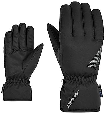 Ziener Damen KORENA Ski-Handschuhe/Wintersport | wasserdicht, atmungsaktiv, Black, 8