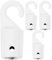 DOITOOL 4pcs Vertical Blind Wand Replacement Hook Blind Wand Replacement Parts for Window Blinds Hook Tips for Vertical Blinds Control and Repair