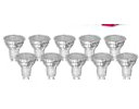 OSRAM LED Star Value PAR16 LED Lampe für GU10 Sockel, Reflektor-Lampe, GL, 575 Lumen, warmweiß (3000K), Ersatz für herkömmliche 80W Glühbirnen, nicht dimmbar, 10er-Pack