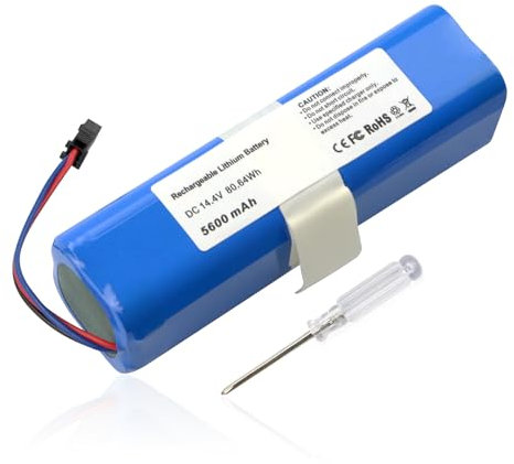 ANTIEE M7 Vacuum Cleaner Akku für Kyvol Cybovac S31 Vacuum Cleaner, (14.4V 5600mAh) Ultra High Capacity, Replacement for Proscenic NR18650 M26-4S2P Avec Aspirateurs RoboVac