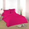 Home Deco - Housse De Couette 220 x 240 cm Uni - 100% Pur Coton très Doux 57 Fils/cm2 - (Fushia)