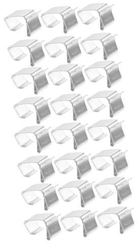 Uonlytech 100pcs Outdoor Christmas Lights Clips Windproof String Lights Hooks for Outside