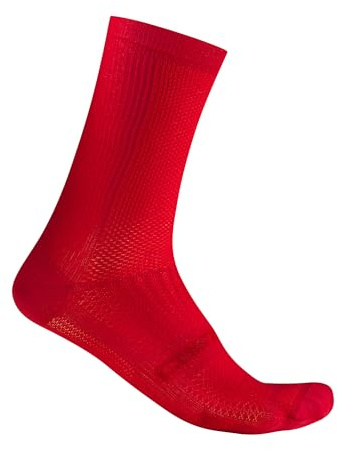 CASTELLI Espresso-Socken für Herren, feuchtigkeitsableitend, leistungsstark, für Rennrad und Gravel-Biking, Rich Red, XX-Large
