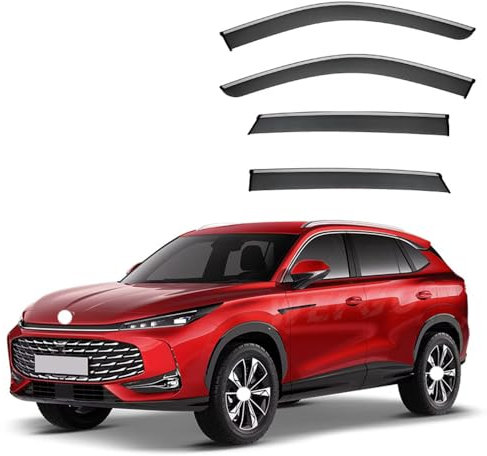 BFRDGE Car Wind Deflectors for MG HS 2025 4PCS, Sun Rain Guard Window Wind Deflector Visor, Car Accessories