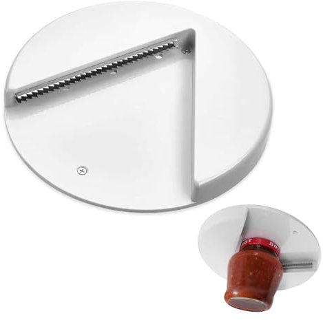 Under Cabinet Jar Openers for Weak Hands, Stainless Steel Jar Opener Effortless One Handed Operation Jar Lid & Bottle Opener Tool Can Opener Easy Gadgets for Kitchen Seniors Weak Hands