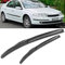 Escobilla limpiaparabrisas Delantera para Renault Laguna Wagon 1993-2000, 24+18, Juego de repuestos de Goma.
