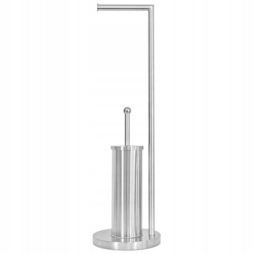 SEPIO Toilettenpapierhalter stehend, Silber, 72 x 19 x 19 cm