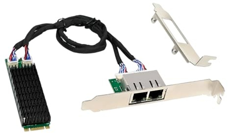 Limtula Professionelle Zwei Port Gigabit Netzwerkschnittstellenkarte mit redundanten Backups B+M Keys Installation Zwei Gigabit Ethernet Karte