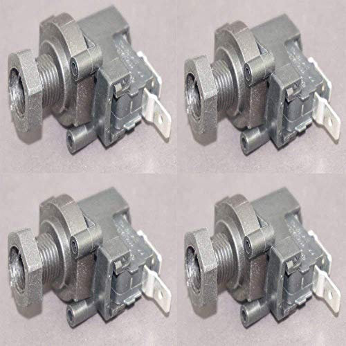 Lot de 4 interrupteurs de pression pour pompe de bain SPA/jacuzzi et déchets alimentaires, interrupteur pneumatique, interrupteur de pression de chauffage
