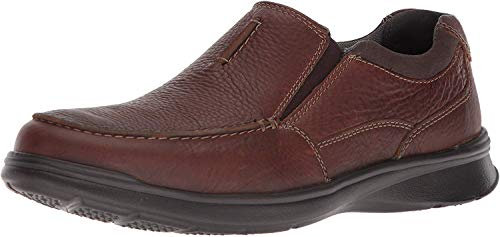 Clarks Hombre Cotrell Free Mocasines, Marrón (Tobacco Leather), 43 EU
