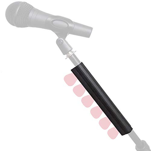keepdrum Plektrum-Halterung Guitar-Pickholder für Mikrofon-Stative