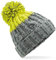 B437 Apres Beanie (Light Grey/Citron)