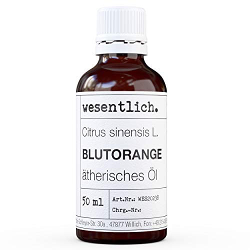 Blutorange 100% ätherisches Öl - wesentlich. aus der Glasflasche (50ml)