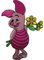 Winnie The Pooh Ferkel Patch gestickt Abzeichen Eisen auf auf T-Shirt Tasche nähen