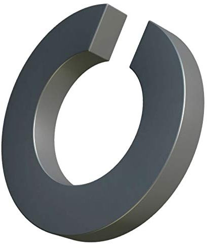 M6 Federscheiben, Edelstahl Unterlegscheiben, Spaltring, Sicherungsscheibe rostfreier Stahl, Einspulen-Vierkantscheibe, Dichtungsring für 6 mm Bolzen/Schraube DIN 127 A2 (25 Stück)