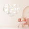 SwirlColor Espejo Adhesivo Pared con Forma de Corazón, Pegatinas de Acrílico Autoadhesivas para Pared, para El Hogar, Sala de Estar, Dormitorio, 110 Piezas (Plata)