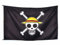 Bandera de One Piece con Jolly Roger | Bandera de la banda de sombrero de paja de Monkey D. Ruffy, 97 x 64 cm