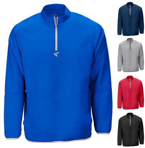 Easton | ALPHA Long Sleeve Cage Jacket | Adult Large | Royal