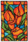 YOJOLO Knüpf Sets Knüpfteppich Erwachsene Kinder Zum Selber Kissen Blume Muster Groß Teppichherstellung Kits Latch Hook Kit Wandteppich Handwerk Handarbeiten Kunsthandwerk,52×38cm/20.5×15in