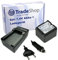 Trade-Shop 2in1 Set: Kamera Li-Ion Akku 7,4V 950mAh + Ladegerät kompatibel mit Panasonic SDR-H60 SDR-H80 SDR-H90 SDR-H100 SDR-H200 SDR-H250 SDR-H280